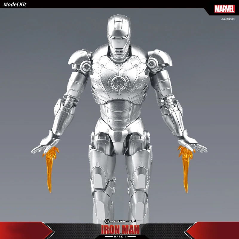 Action Figures Toy Fondjoy The Avengers Marvel Iron Man MK2 Authentic Assemble Toy Iron Man Model 15cm ABS Material 1/12 Scale Action Figures Toy Boy 