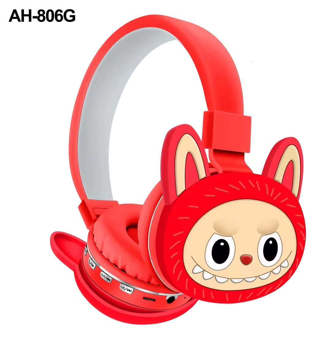New AH-806G Headset Cartoon Cute Children's Headwear Blue Tooth Headphones Stereo Foldable Wireless Earphones Factory Wholesale
