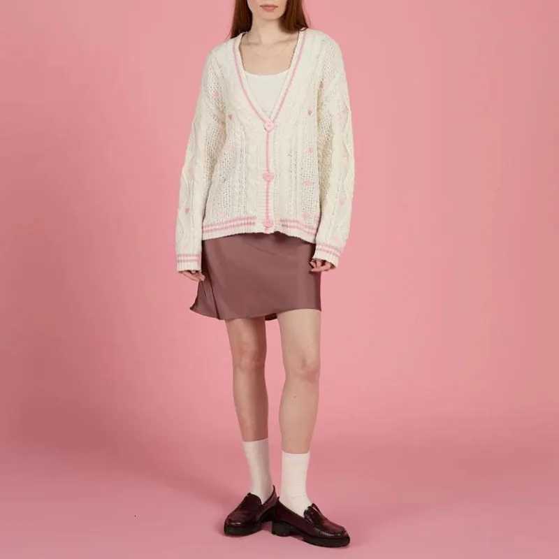 Fansmade Un official Taylors 2025 Lover Cardigan Valentine Gift Pink Knitted Y2K Casual 096T251101