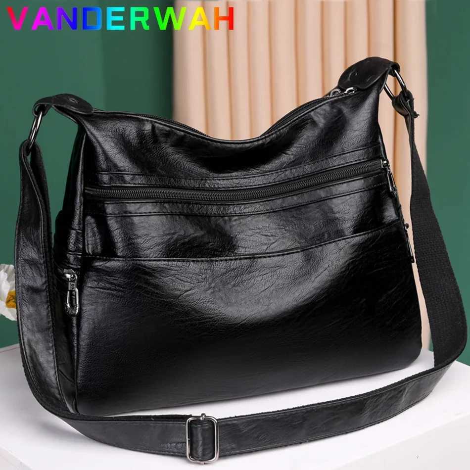 3 Layers Zippers Shoulder Handbag High Quality Big Shoulder Crossbody Bags Luxury Designer Messenger Sac Small Casual Tote BagsW251101