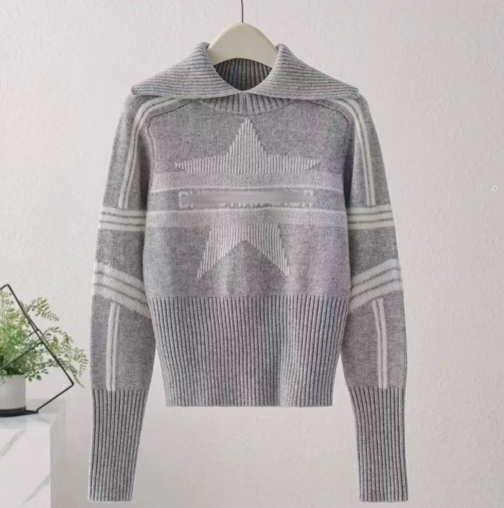 Womens sweater Designer Winter Warm Knit Shirt Soft Comfortable Embroidered sweater Classic outdoor casual shopping sweatshirt h25111