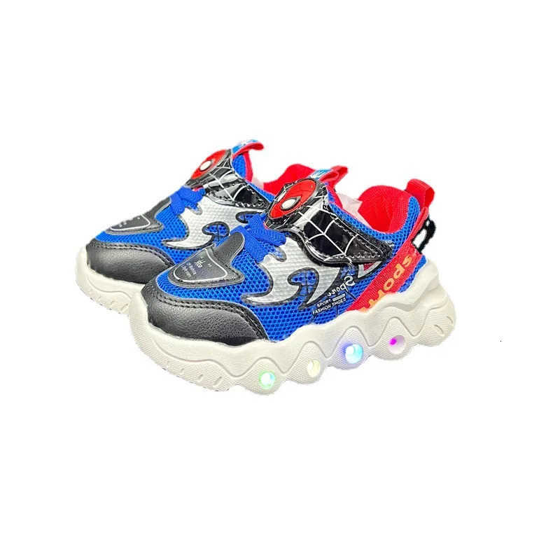 Disney 2025 New Arrival Children Casual Shoes Fashion Cartoon Spiderman Boys Sneakers Kids Outdoor Shoes Sport Shoes for 16Y H251101