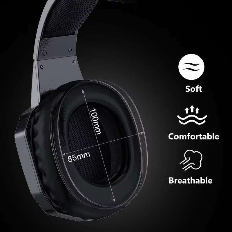 2020 Shenzhen Factory Newest Arrival Cool Comfortable Wearing USB Gaming Headphone With LED Light for Computer