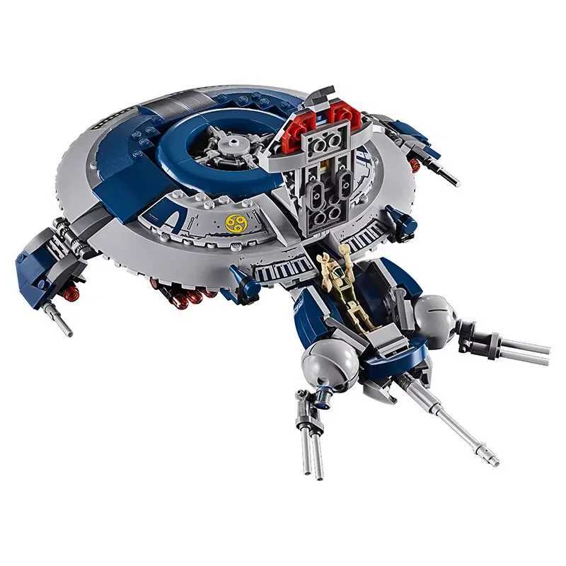 329PCS Droid Gunship Spaceship Building Blocks Set Compatible With 75233 Space Fighter Model Kids For Creative Christmas Gifts M251101