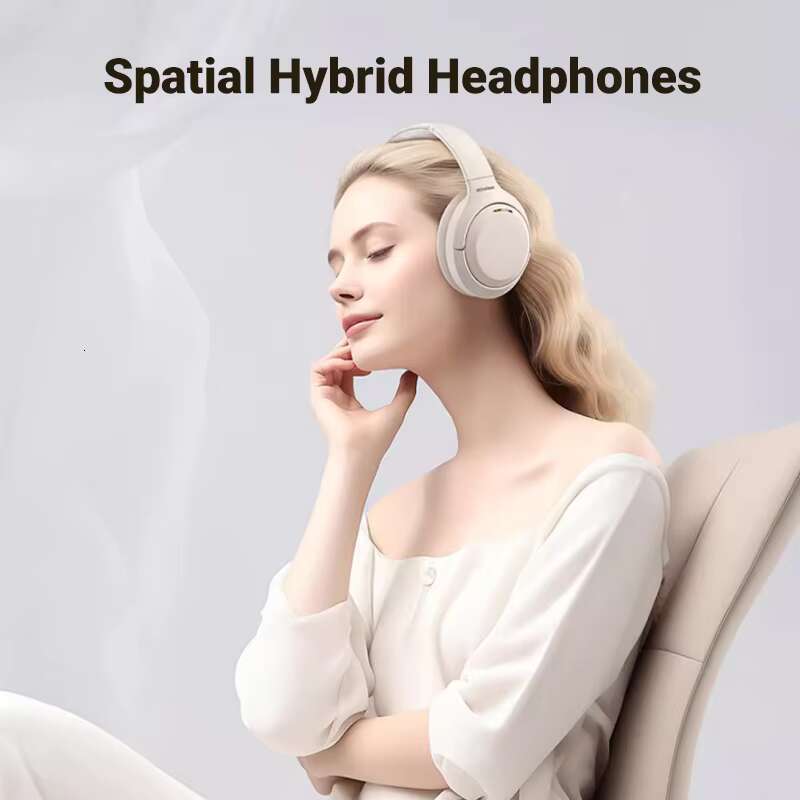 Customizable Active Noise Cancelg Wireless Headset HIFI Stereo Sports Earphones With Bass Gaming On-Ear & Over-Ear Headphones