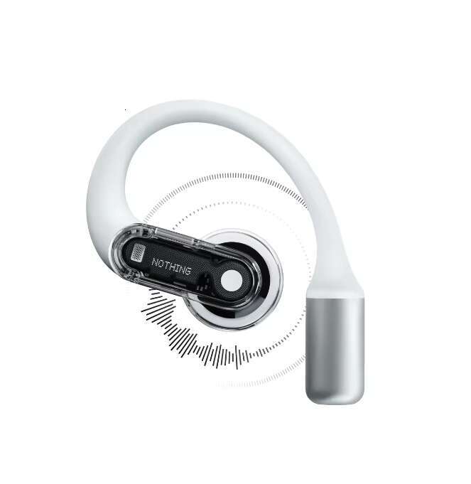 Cool and Long-Lasting TWS Earbuds Portable Wireless In-Ear Headphones with Noise Cancelg Feature Nothing Ear (Open)