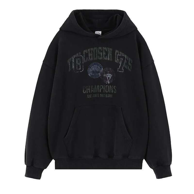 A Woolen Hoodie Is Loose Fashion design must Fleece Hoodie for spring and winter