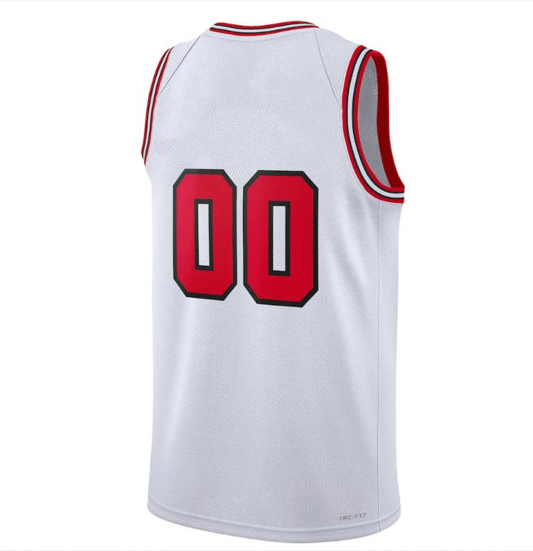 25 26 Custom Basketball Jerseys Coby White Matas Buzelis Josh Giddey Nikola Vucevic Patrick Williams Ayo Dosunmu Isaac Okoro Tre Jones Derrickk Rose C