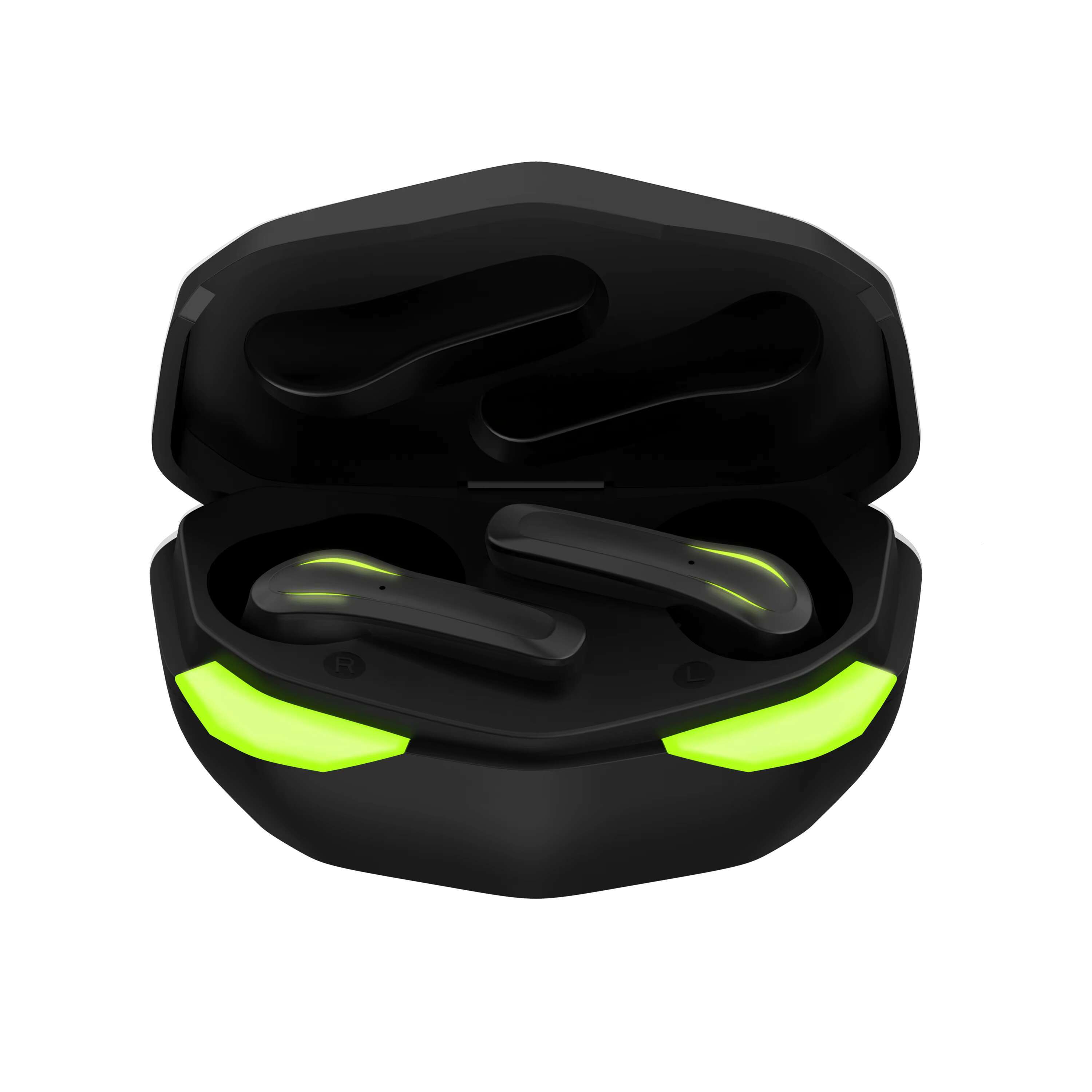 D17 Gamer TWS Wireless Earphone Headphones Sport Handfree Mobile Earbuds Cool Multicolor LED Lights Gaming Headset for Phone