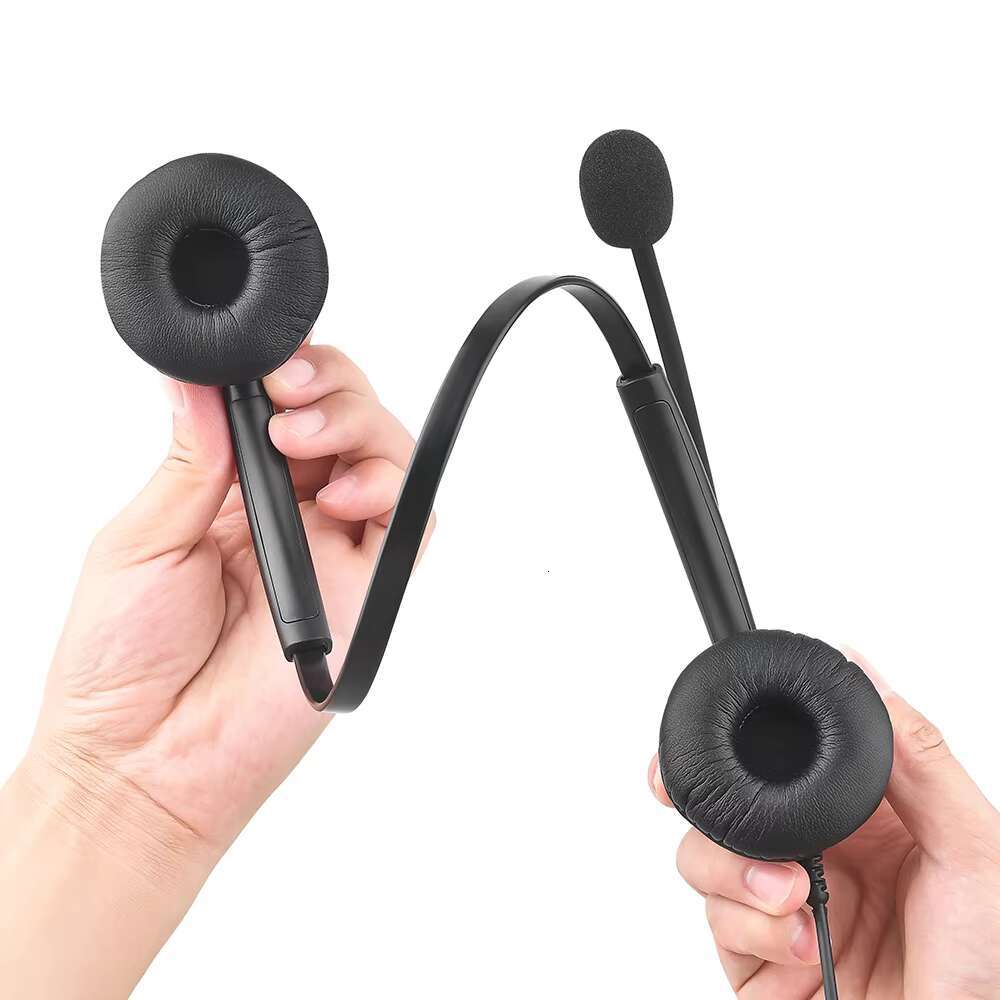 Top Selg Wired Stereo Call Center Headset Noise Cancelg Headphones With USB Microphone Telephone Headsets for Computer