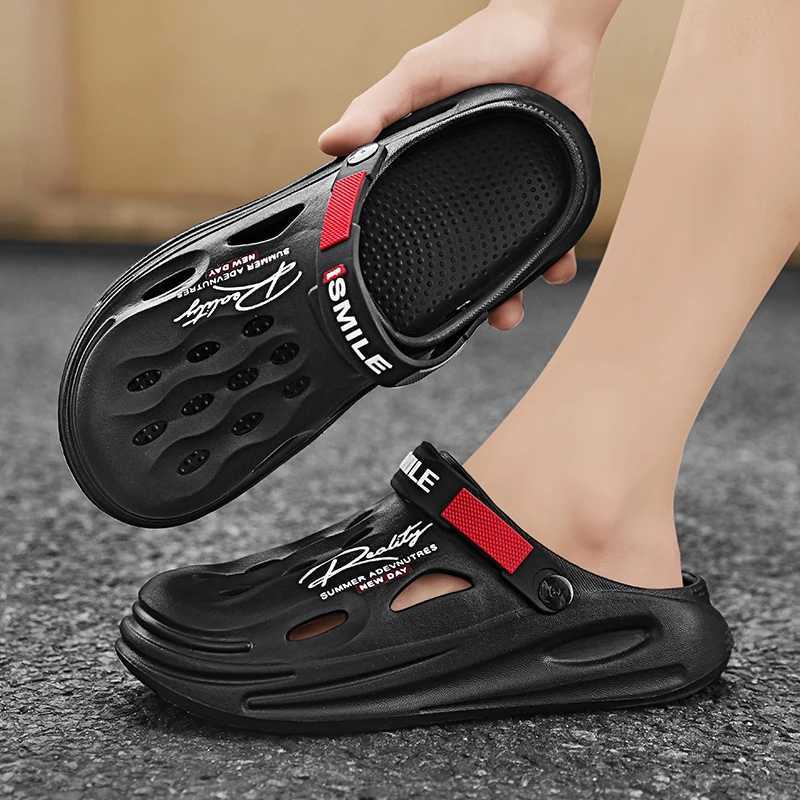 Mens garden sandals summer slippers mens casual shoes Fi luxury sandals comfortable home soft slippers 40-45XJ250401