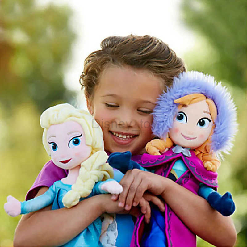 Disney Frozen Olaf Plush Doll Elsa Anna Princess 40CM Stuffed Plush Childrens Pillow Birthday Toy Y250401