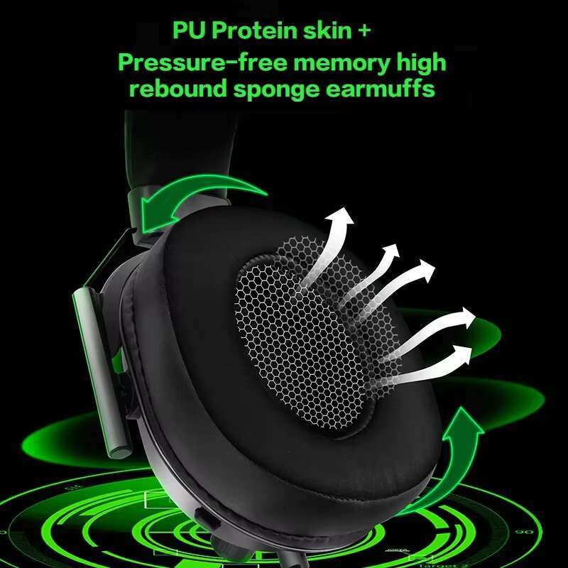 Eu Sells Cool Black Computer Noise-cancelg Gaming In-ear Headphones with Wired Connections