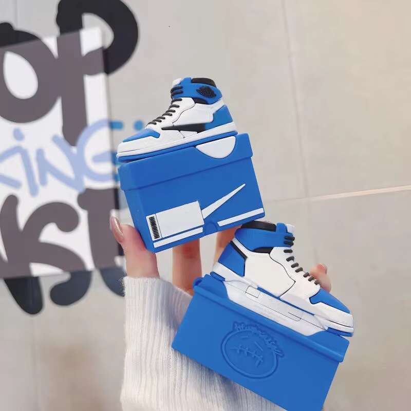3D Fashion Cute Sport Sneakers Case for Apple 1 2 3 Pro Air Pods Cases Headphone Cover Wireless Earphone Box