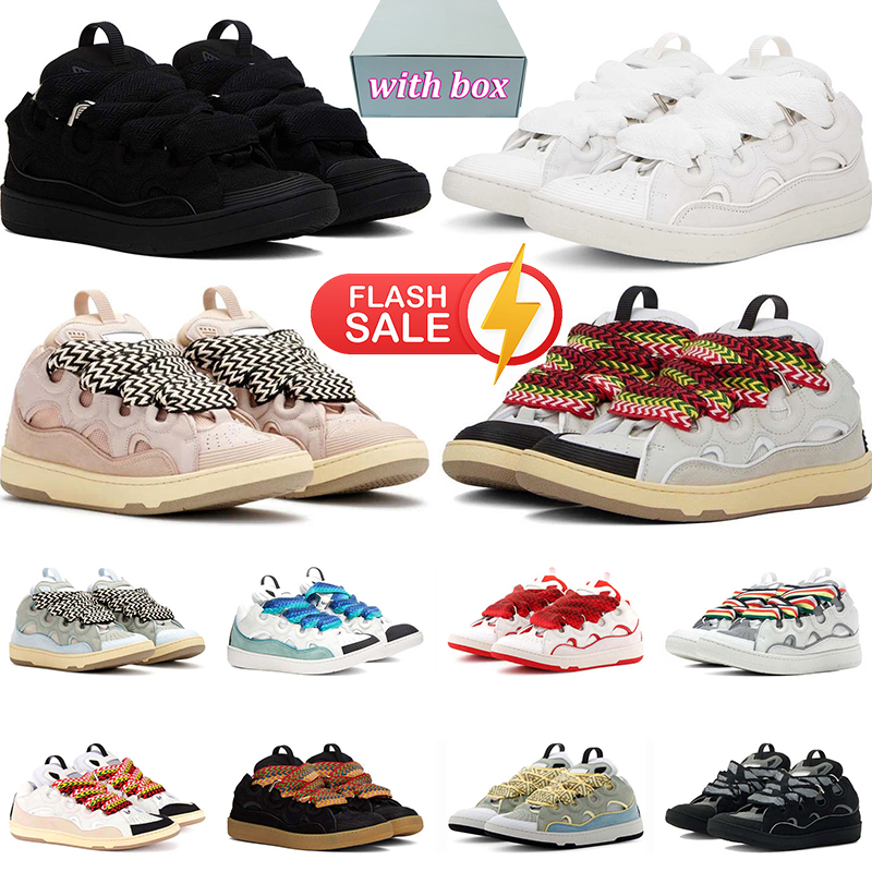 Platform Sneakers Men: Premium Leather Fashion Sneakers for Men & Women - White, Ivory & Black Luxury Trainers with Box