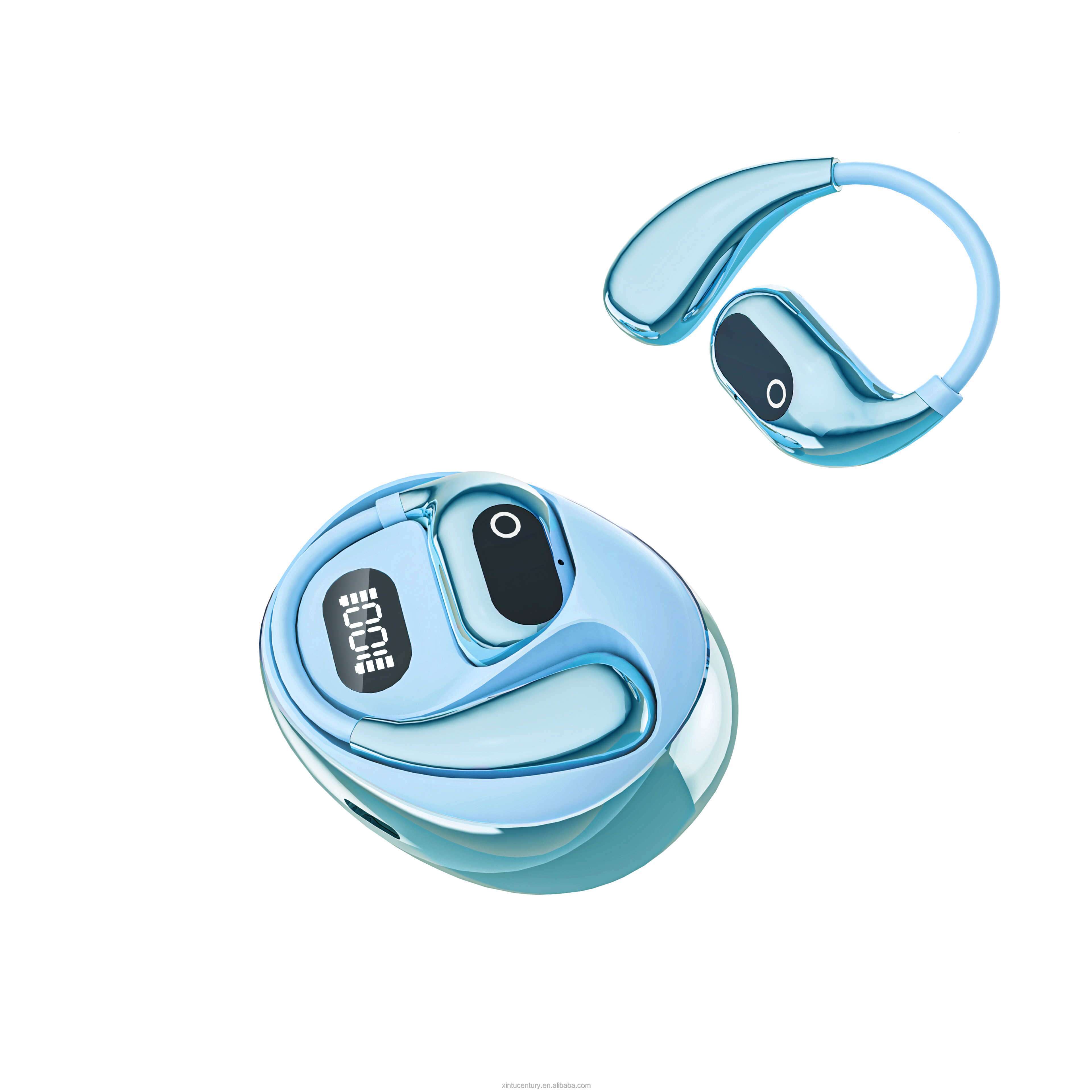 Smart Voice Translator Earbuds Accurate Wireless Bone Conduction Headphones with Device Features Earphones