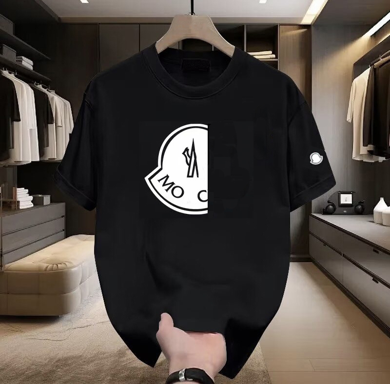 Summer brand T-shirts, designer men's fashionable casual round-neck short-sleeved cotton T-shirts, women's fashionable short-sleeved T-shirts