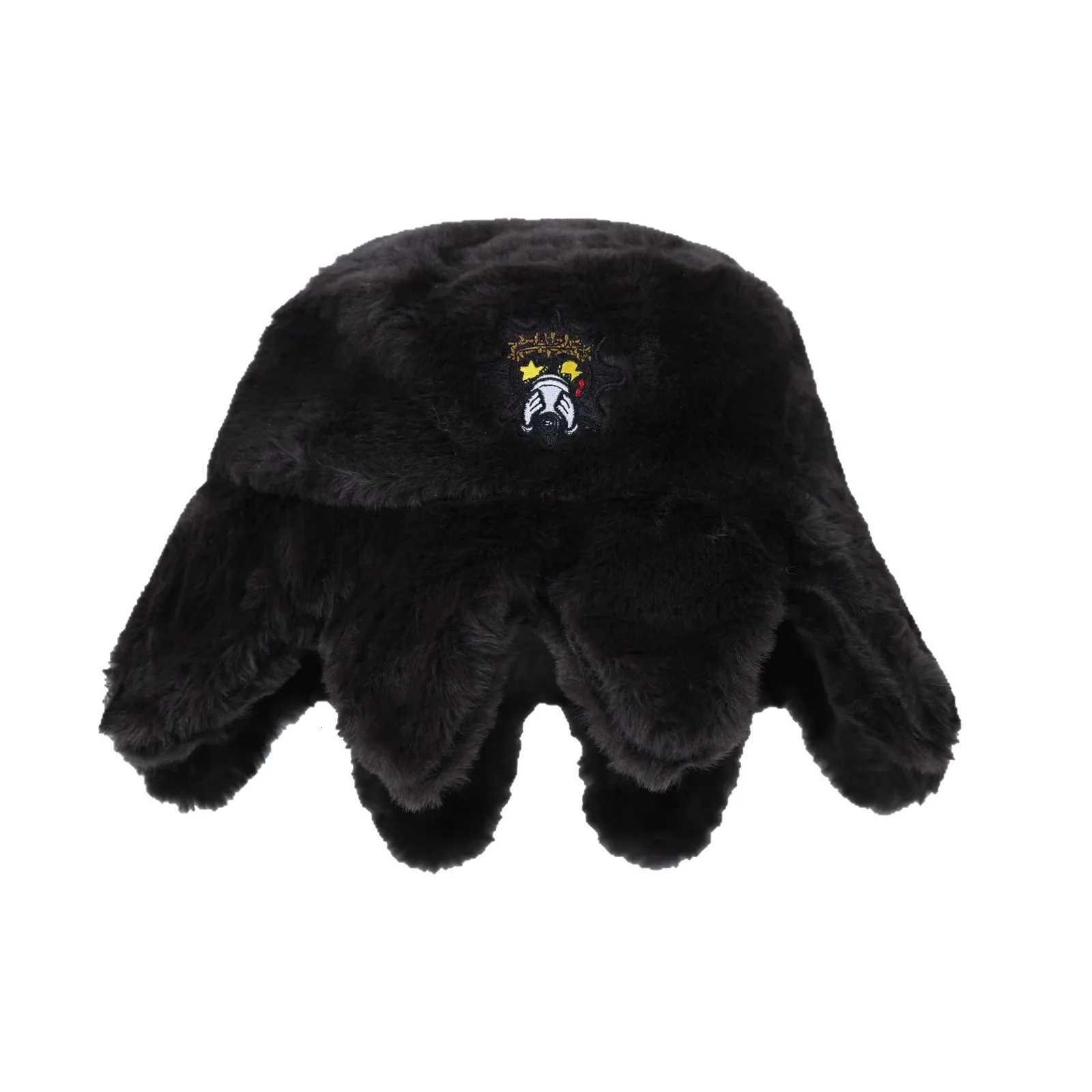 Retro Fisherman Hat Winter Warm Octopus Design Fashion Beanie Cap for Adults Casual Outdoor UnisexXJ251101