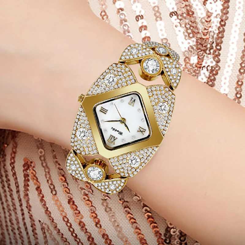 Unique Design Gold Women es 2025 New Luxury Brand Wrist es For Ladies Full Steel Women Quartz WristesW251031