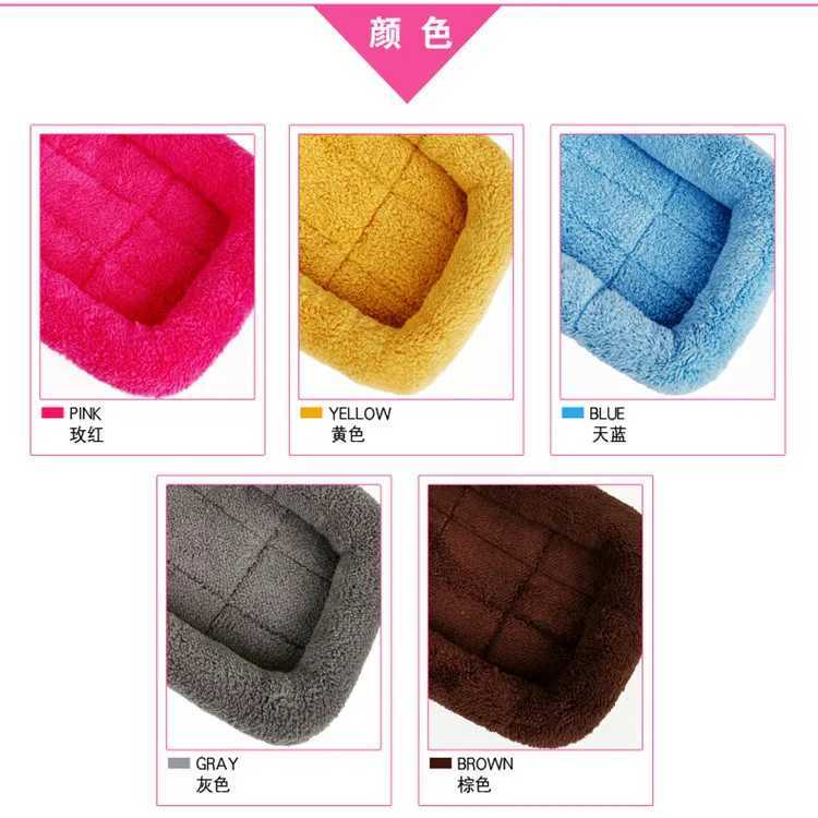 Soft Fleece Dog Beds for Large Dogs Bench Medium Dogs Mat Winter Warm Pet Cushion House Puppy Cat Sleeping Bed Pets Kennel C251101