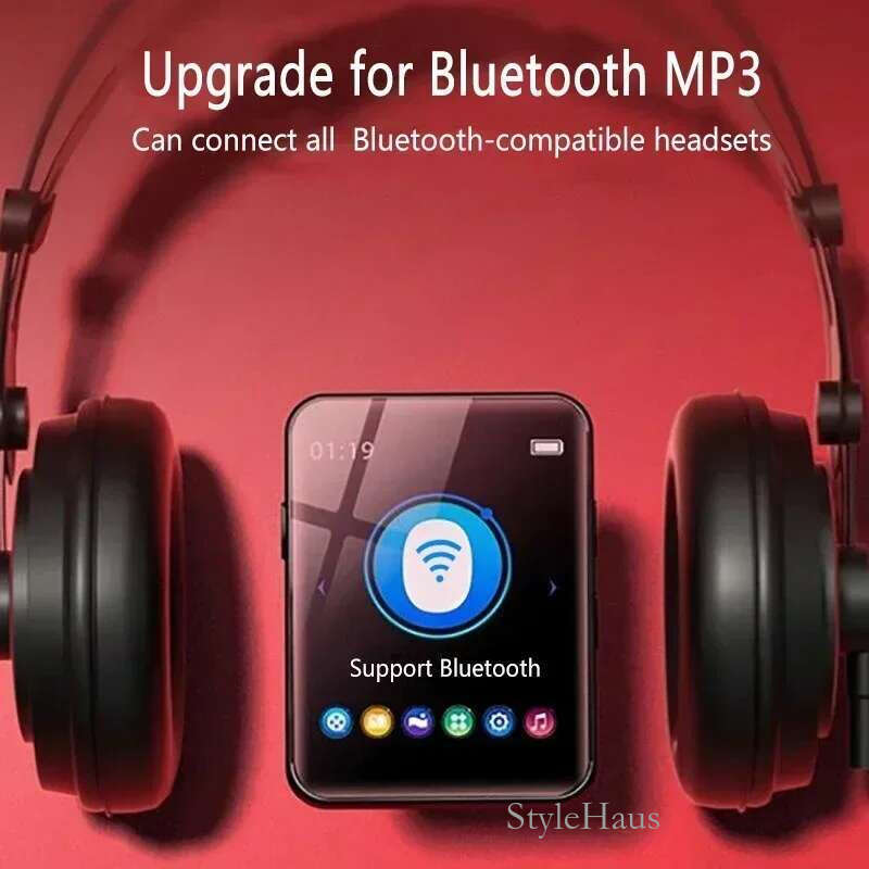 for Bluetooth MP4 Player Touch Screen 4GB 8GB 16GB Music FM Players Radio Video Playe r E-book Play-er MP3 With Speaker walkman