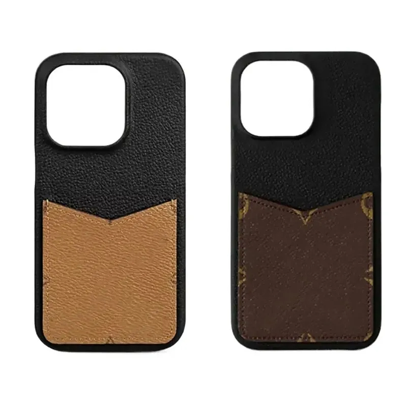 Designer phone case For iPhone 16 Pro Max cases 16 15 Plus 14 Pro 13 12 Luxury wallet cases phone case designer card Pocket back cover DD