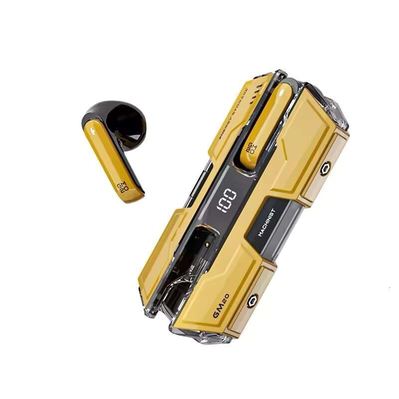 True Wireless Earphones Bluetooth Pressure Relief Style TWS Headphones Cool Breathing Light Gaming GM20 Earbuds
