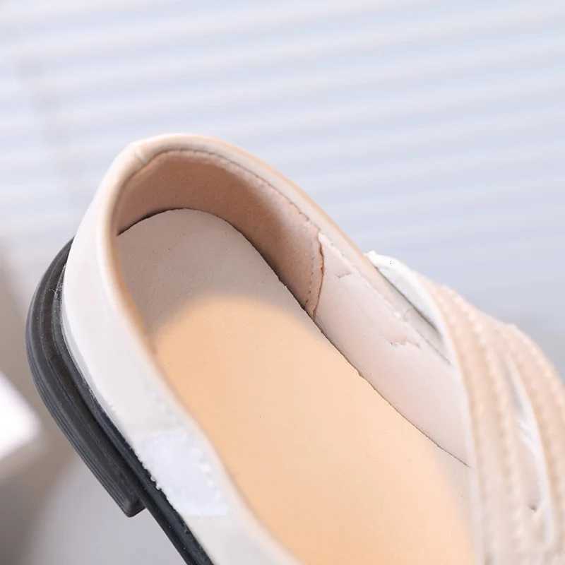 Children Girls Shoes Soft Bottom NonSlip Spring Summer Kids Korean Style Fashion Bowknot Breathable Design Casual Leather ShoesT251101