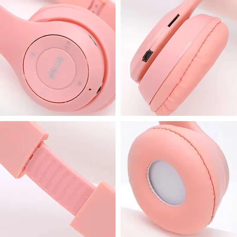 2023 Hot Products Waterproof Cute Cat Ears Headsets Wireless Blue Tooth Gaming Headphones