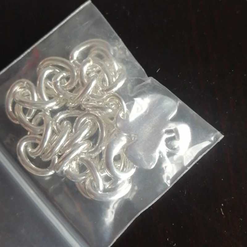 DOTEFFIL 925 sterling silver clover leaves lucky number 5 bracelet 20cm chain womens wedding engagement party jewelry Y250329