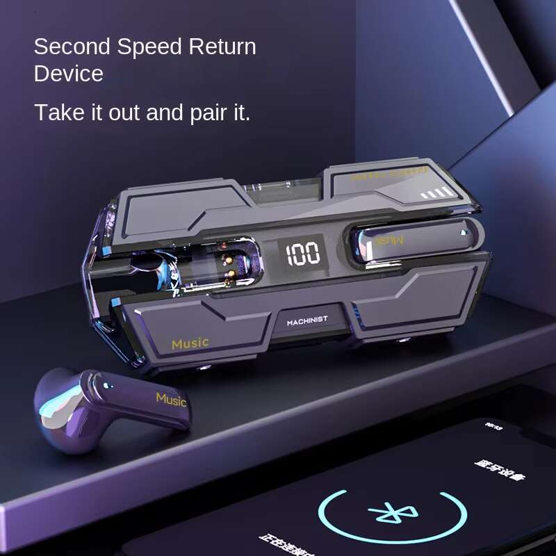 G20 TWS Wireless Bluetooth Headset High-Definition Sound Noise Cancelg Long Battery Life Cool Warship Display In-Ear