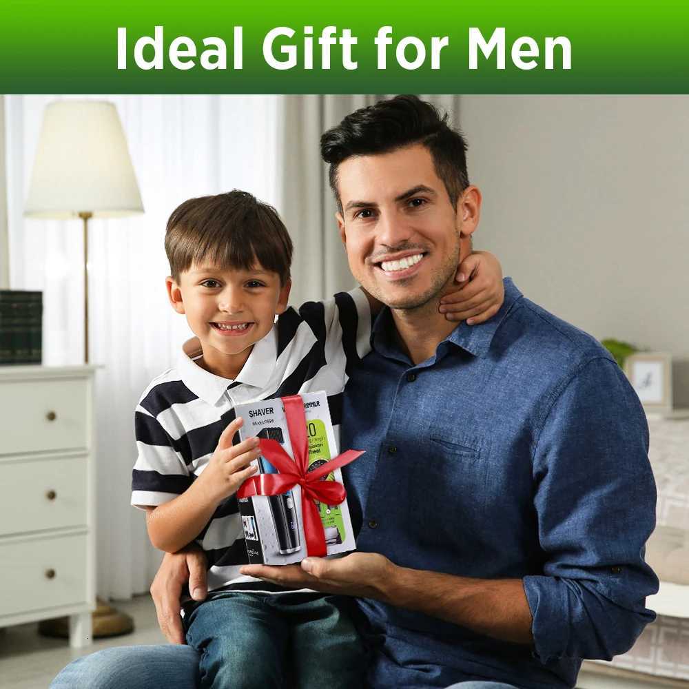 Beard Trimmer for Men Vacuum Mustache Trimmer IPX7 Waterproof Electric Beard Cutting Kit Builtin Vacuum for SideburnsStubble C251101