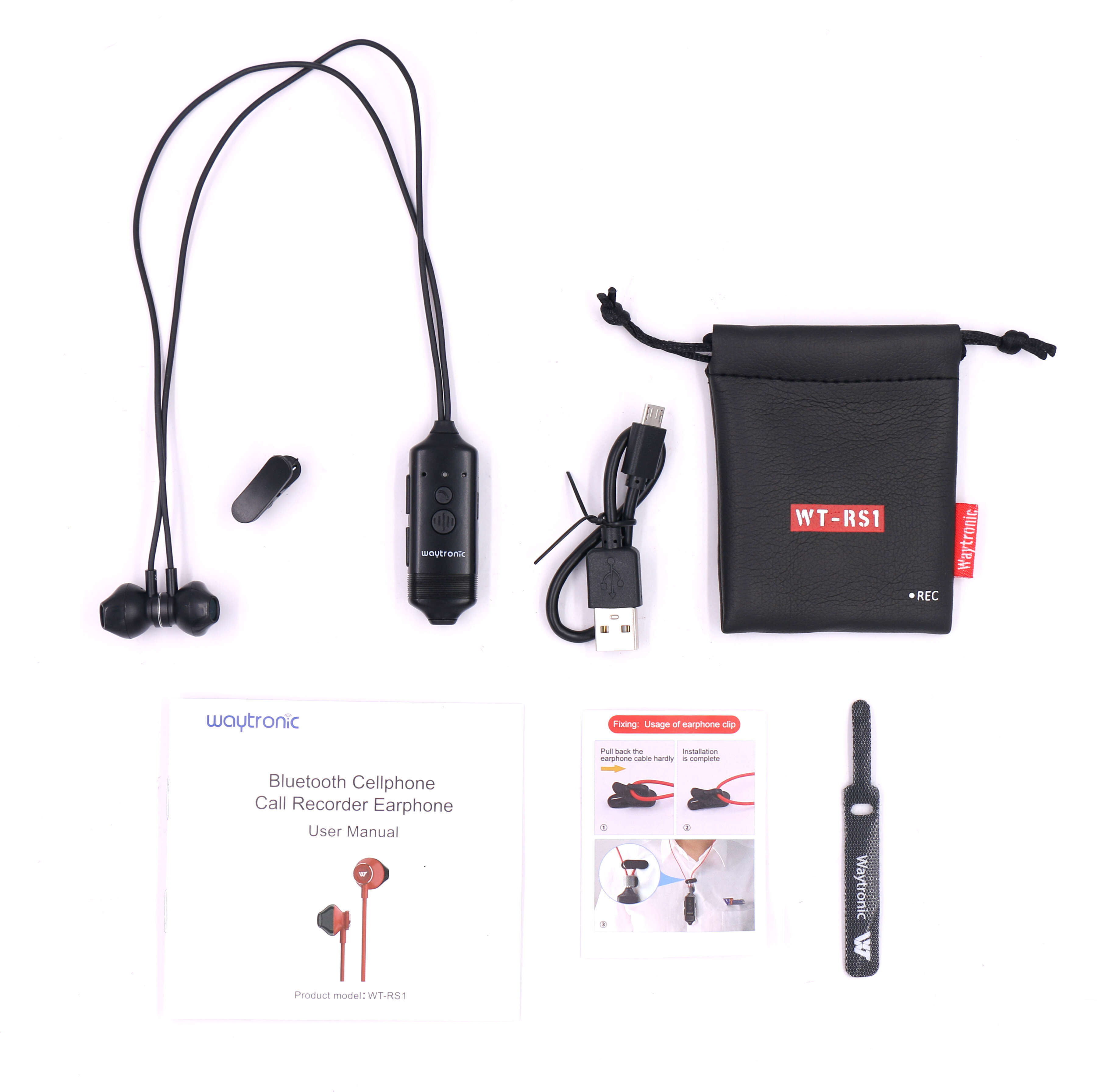 Earphones for Business Meetings, Interviews, Mobile Phone Microphone Call Recording Headphones
