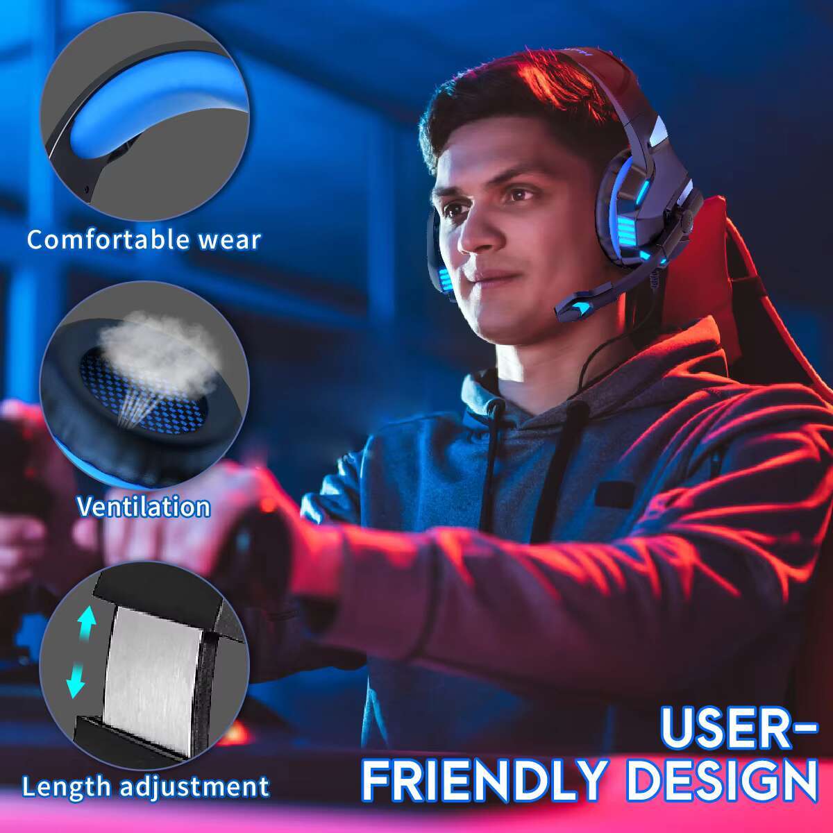 2024 the Hottest Wired Premium Gaming Headphone V1-V3
