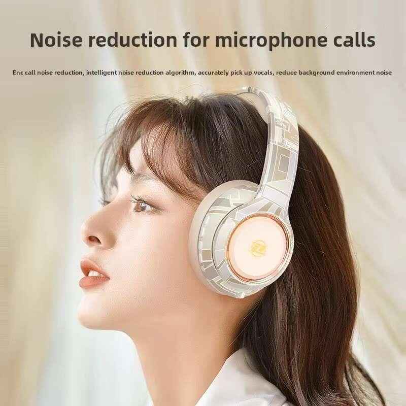 New Private Model Headset High-Looking Colorful Lights Long Battery Life Low Bass Gaming On-Ear Over-Ear Headphones