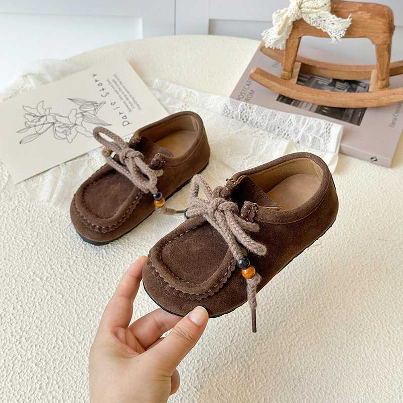 Childrens Flatbottomed Birken Shoes Spring and Autumn Leisure Suede Flatbottomed Nonslip Fashion Shoes for Boys and GirlsT251101