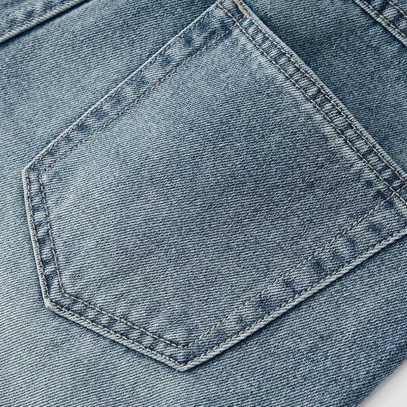 Semir Jeans Women 2024 New Winter Style with FleeceLined FloorLength Trousers Hong Kong Style WideLeg Trousers J251031