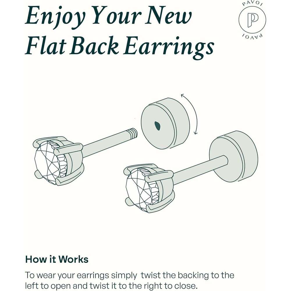 14K Gold Plated Solid Sterg Sier Posts Dainty Ball Flatback Cartilage Helix Piercing Jewelry - Small Screwbacks Stud Earrings for Women