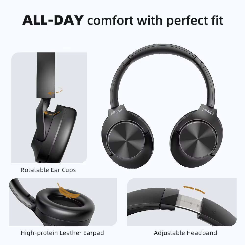 Hot Selg Factory Price Long Battery Life JL Chips BT Headphones Over-ear ANC Chill