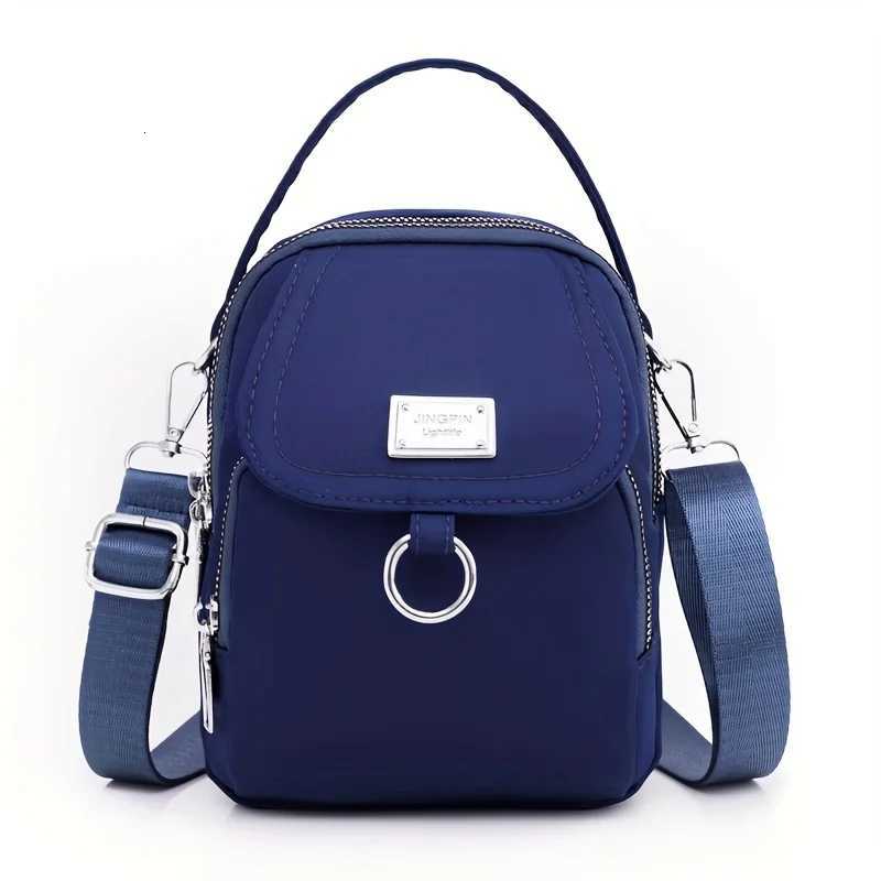 Lightweight Nylon Womens Crossbody Bag Casual Mini Handbag Shoulder Bags for Women Tote Purses with Multiple Zip CompartmentsW251101