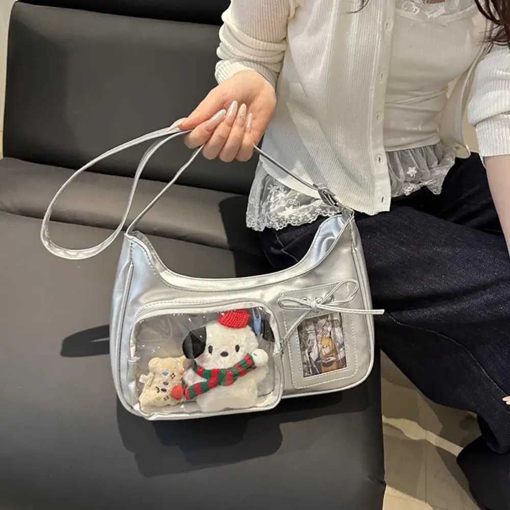 Crossbody Pain Bagzippered Bag Kawaii Bag Girl 2025 Korean Ita Bag Female Japanese Designer Preppy Handbag Shoulder Bag Pain BagW251101