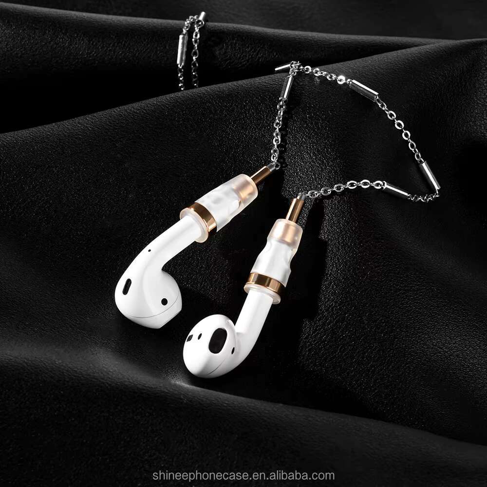 Silicone Magnetic Lanyard Neck Air Pods Anti Lost Straps Chain Rope for Iphone Wireless Earphone Holder Accessories