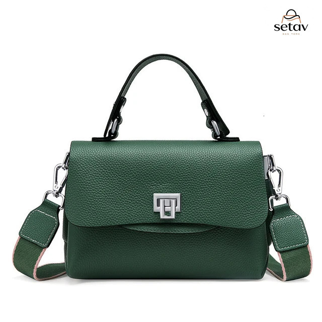 Genuine Leather Top-Handle For Women Stylish Envelope Bags Shoulder Handbag Female Small Crossbody Commuter Bag Zipper Style Check Bagvoyage