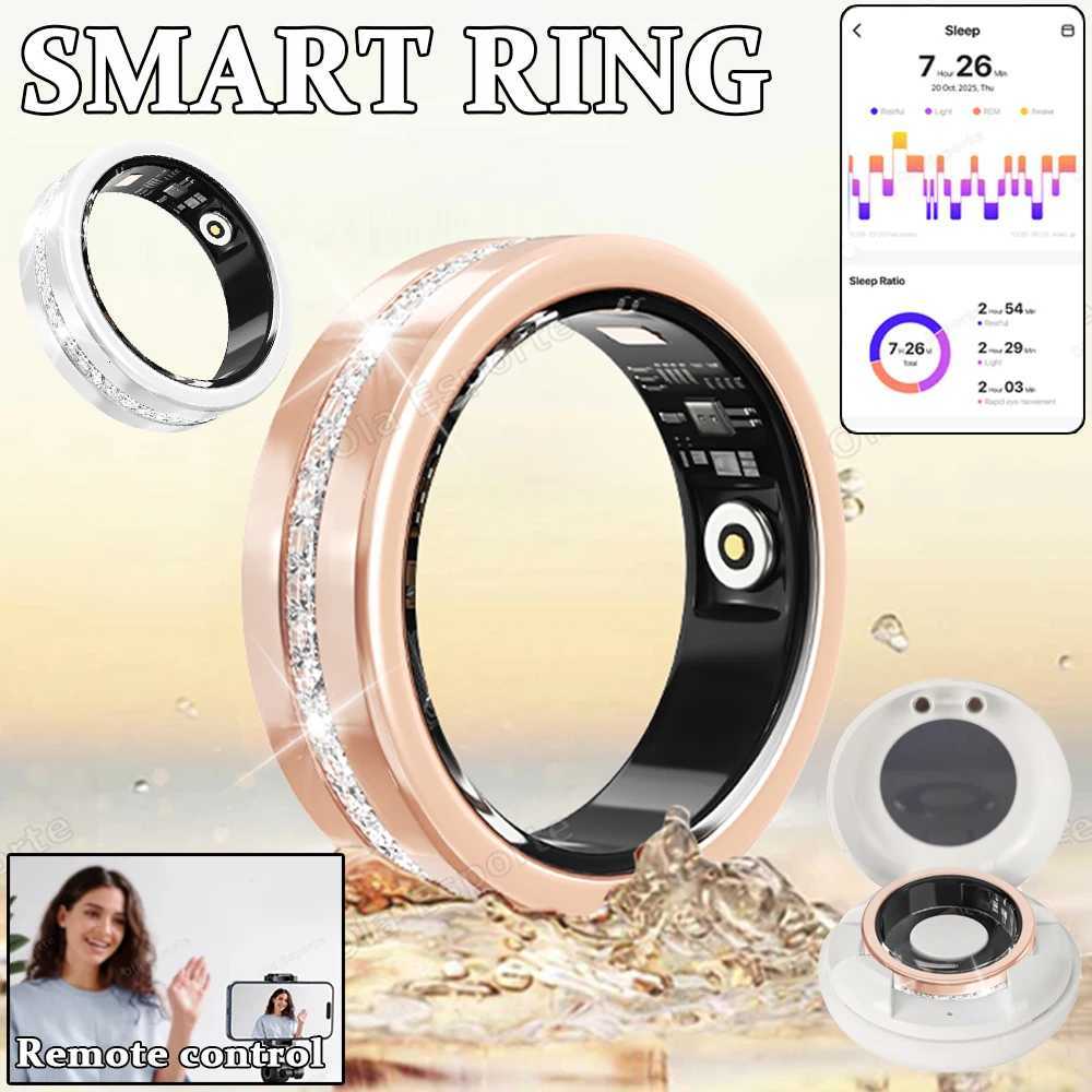 Ola orte Diamond Smart Ring 2025 Wen Health Monitor Ring RateBlood OxygenSleep Monitor Sports Waterproof Smartring Y251014