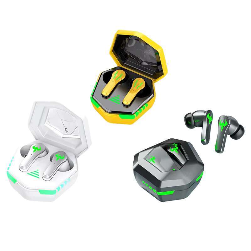 N35 True Wireless Gaming Earbuds Mini In-Ear Cool LED Lights Low Latency & Shocking Live Waterproond Power Bank Functions