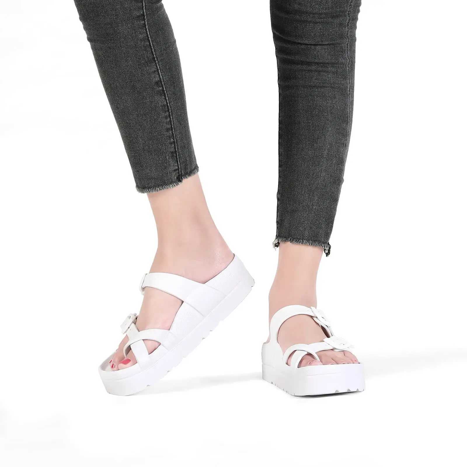 Bebealy Womens Platform Sandals with Arch Support Adjustable Beach Sandal Woman Comfort Lightweight Ultra Cushion Slides Z250617
