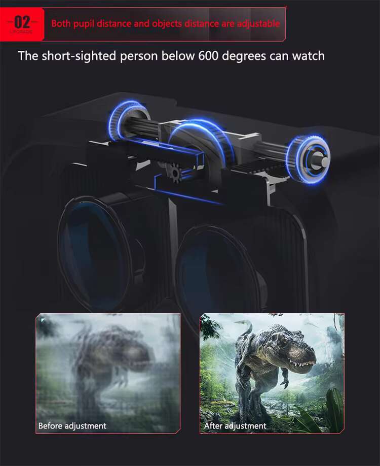 New Style Cardboard Virtual Reality Box Smart Videos 7 Inch Mobile Phone 3D Glasses VR Headset with Headphone