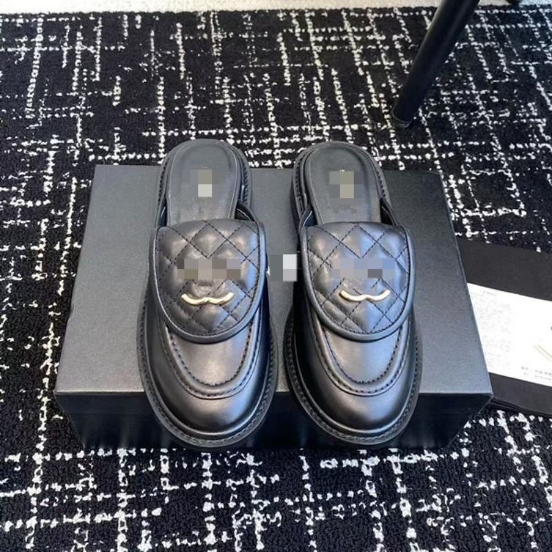 Women Loafers Designer Brand British Style Platform Leather Shoes Outdoor Shoes