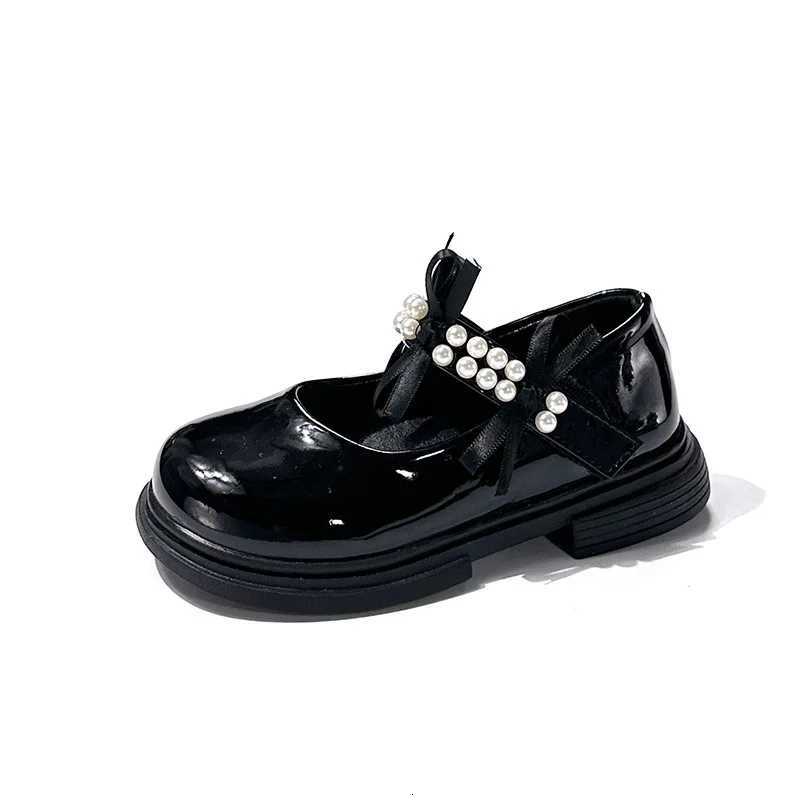 Girls Shoes 2025 New Spring and Autumn Single Shoes Zhongda Children Fashion Performance ShoesT251101