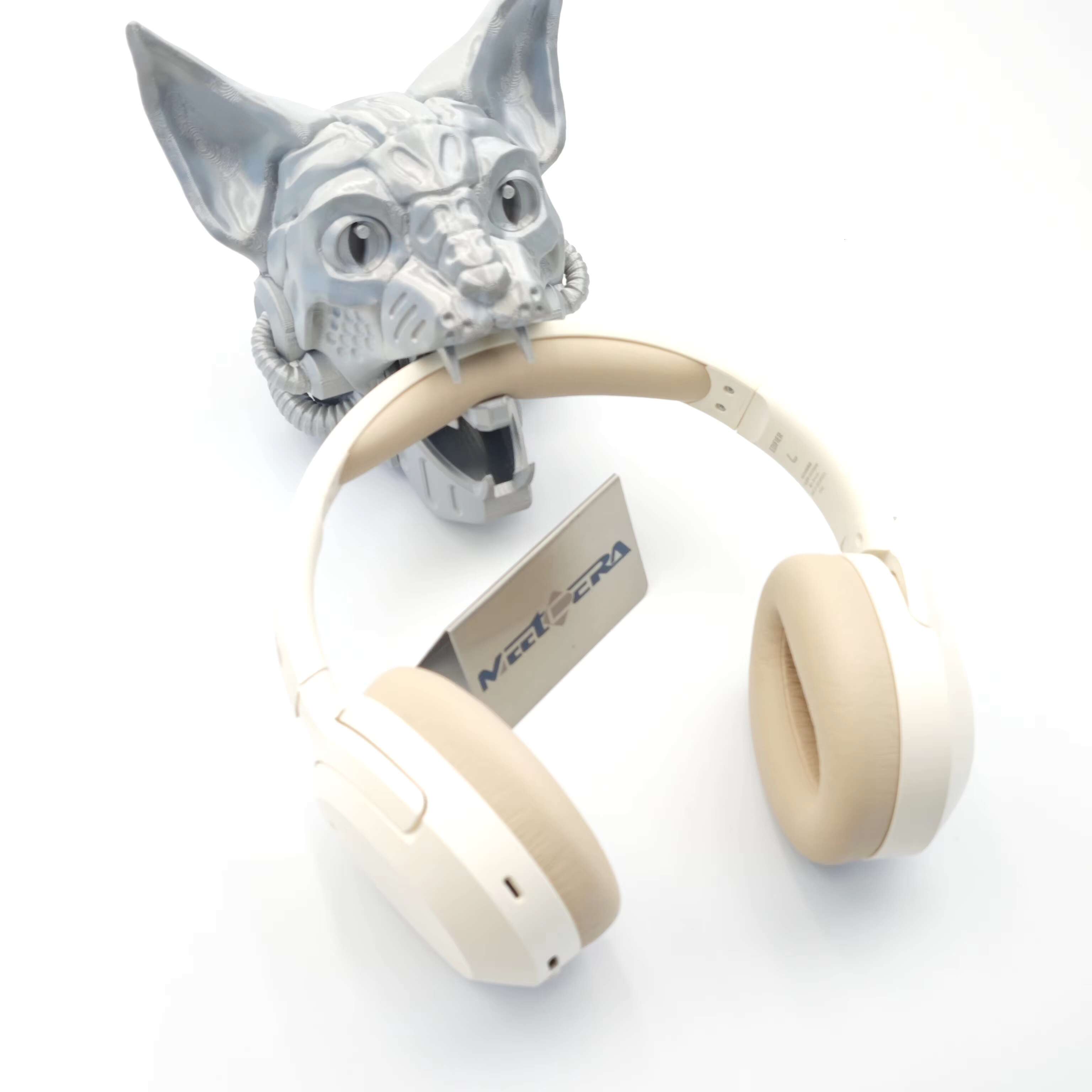 Customizable 3D Printed Headphone Stand Multi-Color Brass & Stainless Metal CNC hining Resin Material Hooks